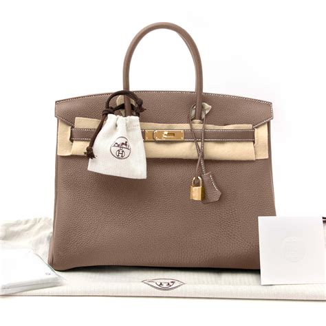 hermes 35cm etoupe birkin